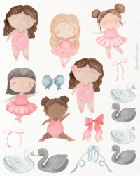 Bailarina - Kit Digital - Imagem 5