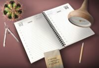 Miolo de Agenda em Espanhol 2026 | Diária Editável CorelDraw - Imagem 5