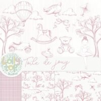 Toile de Jouy - Brinquedos Rosa - Imagem 2