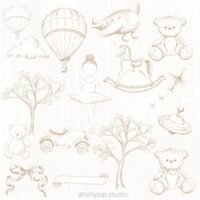 Toile de Jouy - Brinquedos Bege - Imagem 3