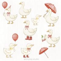 Morangos e Patinhos - Kit Digital - Imagem 3