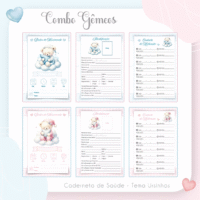 COMBO Gêmeos 10 Temas – MENINO/MENINA (Arquivos da Toke) - Imagem 11
