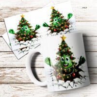 Árvore de Natal 3D - Artes Canecas - Imagem 3