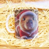 Capivara de Natal V.2 3D - Artes Canecas - Imagem 13