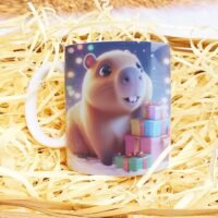 Capivara de Natal V.2 3D - Artes Canecas - Imagem 14