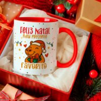 Pacote de Arte Caneca Capivara Natalina - Imagem 12