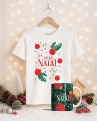 Pacote de Artes DUPLA Caneca Camisa Natal V7 SEM FOTO - Imagem 3