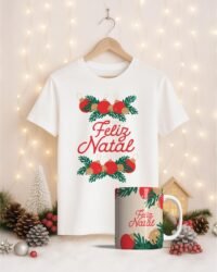 Pacote de Artes DUPLA Caneca Camisa Natal V7 SEM FOTO - Imagem 4