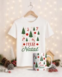 Pacote de Artes DUPLA Caneca Camisa Natal V7 SEM FOTO - Imagem 6