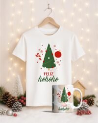 Pacote de Artes DUPLA Caneca Camisa Natal V7 SEM FOTO - Imagem 7