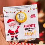 Cartão Com Moeda de Chocolate Noel - Natal