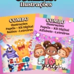 Escolar 2026 – Combão Ilustrações Menina e Menino (Tita)