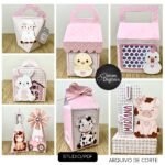 Fazendinha Rosa - Kit Festa