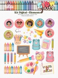 Escolar 2026 – Combão Ilustrações Menina e Menino (Tita) - Imagem 4