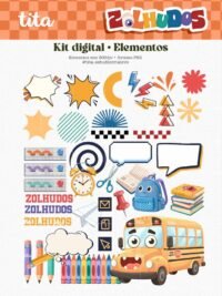 Escolar 2026 – Combão Ilustrações Menina e Menino (Tita) - Imagem 6