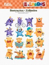 Escolar 2026 – Combão Ilustrações Menina e Menino (Tita) - Imagem 15