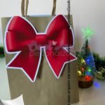 Laço Vermelho Para Sacola - Natal