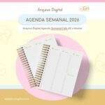 Miolo Agenda Semanal Fofa – 2026 (Estúdio G19)