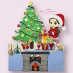 Natalino Pilha de presentes – Topo de Bolo