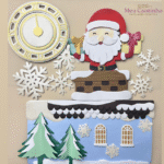 Papai Noel na Chaminé – Topo de Bolo