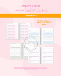 Combo Caderneta Pet (Branco Papel) - Imagem 3