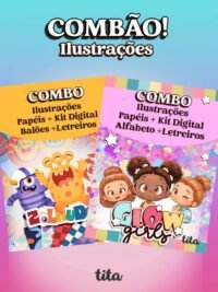 Escolar 2026 – Combão Ilustrações Menina e Menino (Tita) - Imagem 9