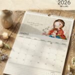 PDF Calendário de parede Santinhos A4 (Carinas Paper)