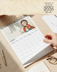 PDF Calendário de parede Santinhos A4 (Carinas Paper) - Imagem 7