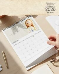 PDF Calendário de parede Santinhos A4 (Carinas Paper) - Imagem 9