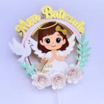 Batizado Menina - Topo de Bolo