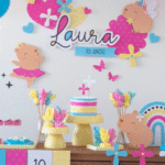 Capivara Menina - Kit Festa Mesa Posta