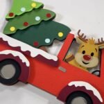 Carrinho de Natal - Topo de Bolo