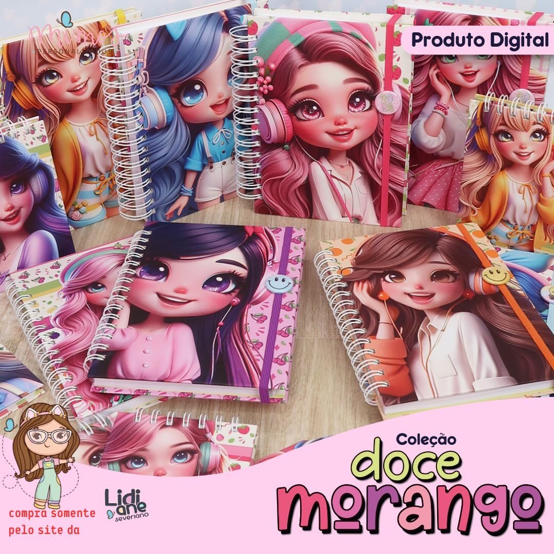 Coleção DOCE MORANGO (Mimos Personalizados) Coleção DOCE MORANGO (Mimos Personalizados) - Imagem 1