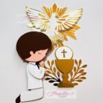 Eucarístia Primeira Comunhão - Topo de Bolo