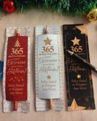 Card e adesivo lápis - Natal 2025