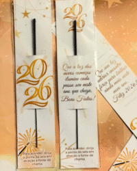 Card Vela Chuva de EstrelinhasSparkles - Natal 2025