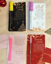 Cards Mimos Gerais + Adesivo Lip Gloss -Natal 2025