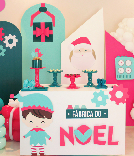 Fábrica do Noel - Kit Festa Mesa Posta Fábrica do Noel - Kit Festa Mesa Posta - Imagem 1