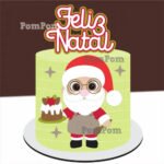Feliz Natal - Topo de Bolo