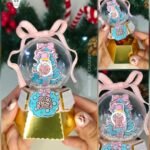 Globo Rosa de Neve Quebra Nozes