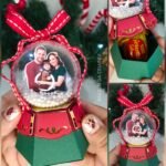 Globo Vermelha de Neve Quebra Nozes