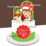 Meu Primeiro Natal - Topo de Bolo