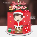 Natal do Bruno - Topo de Bolo
