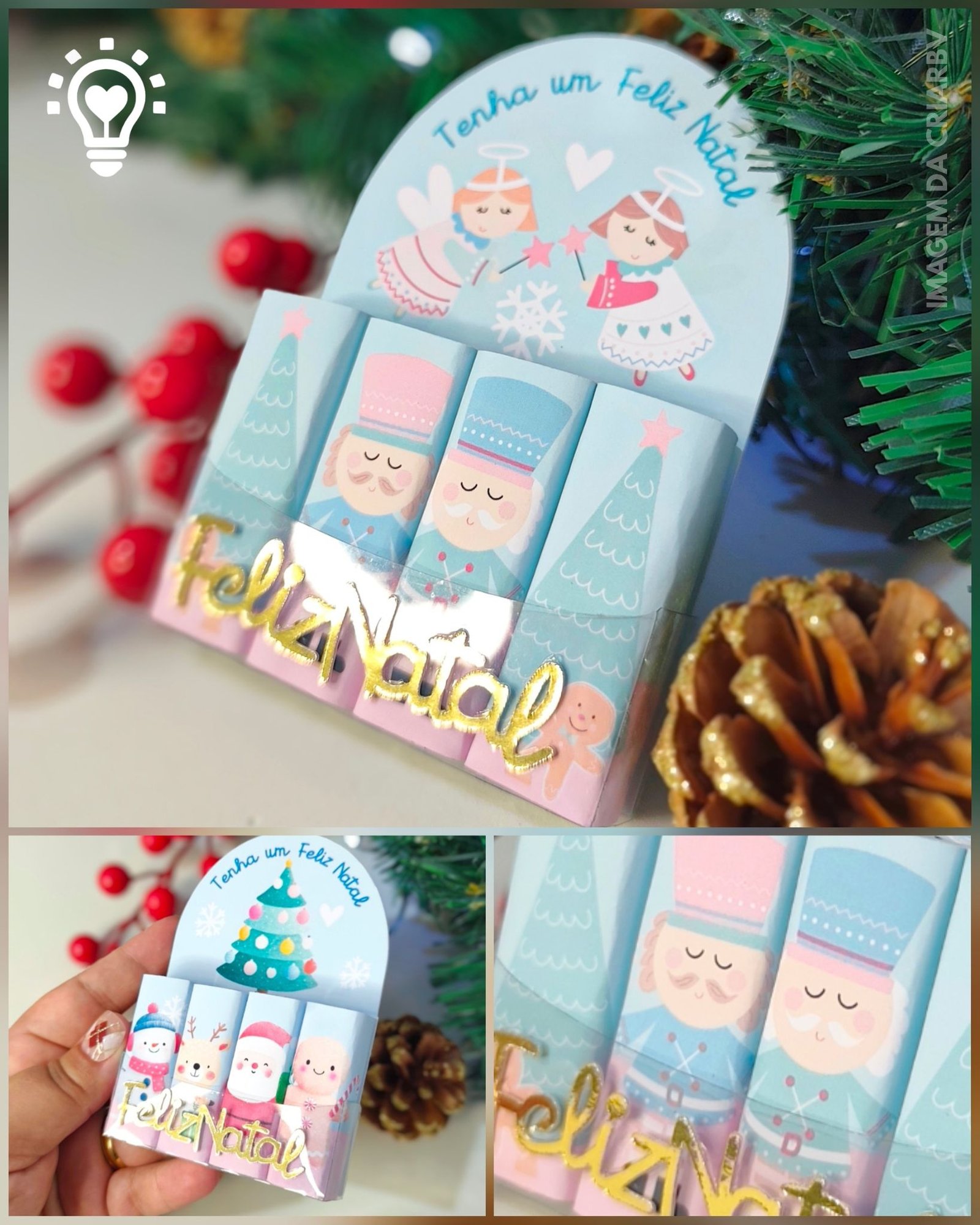 Porta Bis Natalino Quebra Nozes - 4 Bis Porta Bis Natalino Quebra Nozes - 4 Bis - Imagem 1