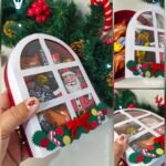 Porta Doces Janela Natalina