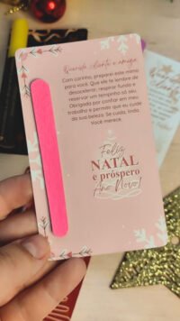 Cards Mimos Gerais + Adesivo Lip Gloss -Natal 2025 - Imagem 7