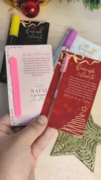 Cards Mimos Gerais + Adesivo Lip Gloss -Natal 2025 - Imagem 8