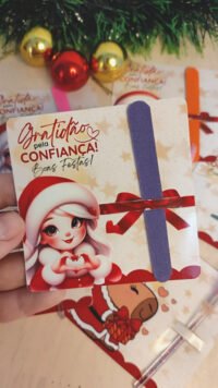 Cards escovinha cílios e mini lixa - Natal 2025 - Imagem 38