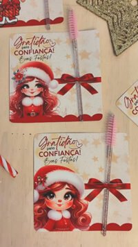 Cards escovinha cílios e mini lixa - Natal 2025 - Imagem 31