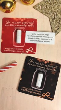 Card e pílula Frases motivacionais e versículos - Natal 2025 - Imagem 25
